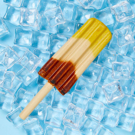 HELADOS snack PUP ICE Polo de CHOCOLATE y PLÁTANO, 2 x 90g