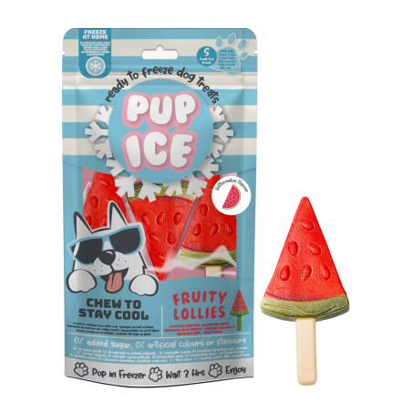 HELADOS snack PUP ICE forma y sabor SANDÍA 2 x 90g