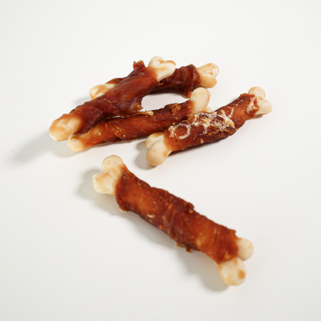 SNACK NATURAL PARA PERRO HUESITOS DE CALCIO CON PATO WUAPU