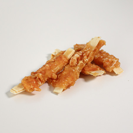 SNACK PARA PERRO EN STICK DE BACALAO CON POLLO DESECADO WUAPU