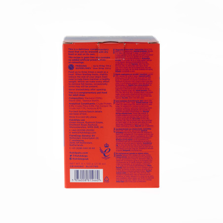 Fish4Dogs Mousse para perro sin cereales – Caballa y calamar 100 g (pack de 6)