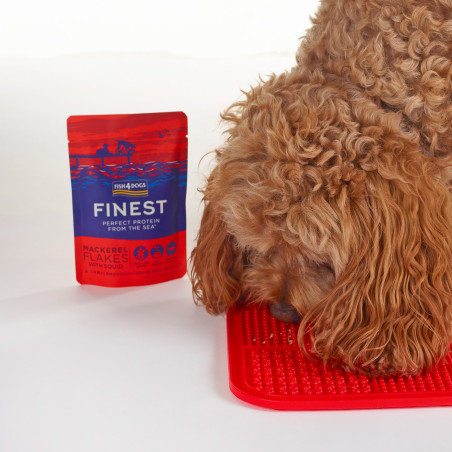 Fish4Dogs Mousse para perro sin cereales – Caballa y calamar 100 g (pack de 6)