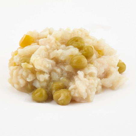 Fish4Dogs Comida húmeda para perro – Pescado, calabaza y guisantes 85 g (pack de 12)
