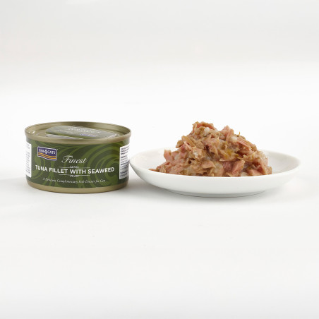 Fish4Cats Filete para gato – Atún con algas 70 g (pack de 10)