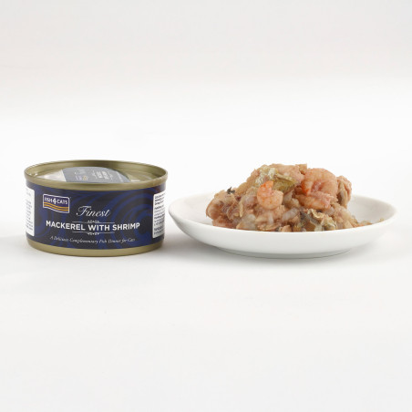 Fish4Cats Filete para gato – Caballa con camarón 70 g (pack de 10)