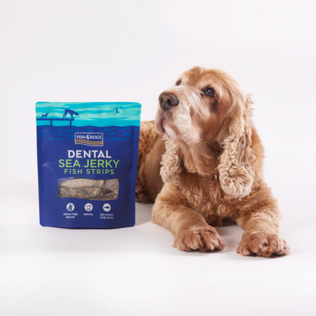 Fish4Dogs Snack dental para perro – Fish Strips
