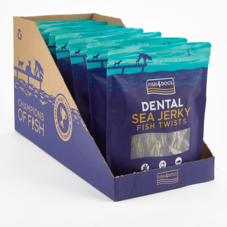 Fish4Dogs Snack dental para perro – Fish Twists