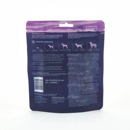 Fish4Dogs Snack para perros – Love Salmón Sticks 85 g (pack de 10)