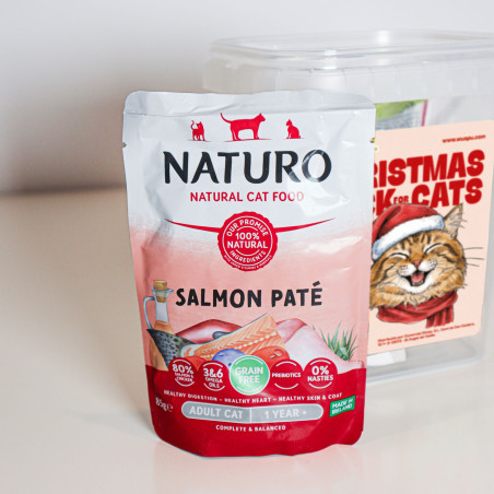 Christmas Pack para gato de Wuapu con snacks, juguetes y alimento húmedo