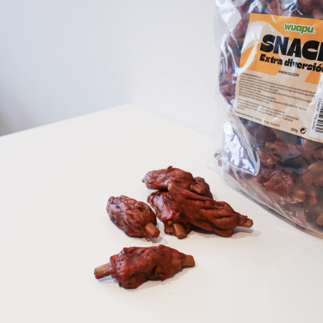 Snack Barbacoa para perro Costilla pequeña Wuapu (1kg-63ud)
