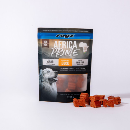 Rogz Snack para Perros Sabor Pato 6x100g Premio Semihúmedo