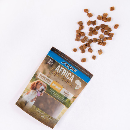 Rogz Snack Calmante para Perros de Avestruz 6x100g Sin Cereales