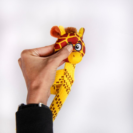 Juguete Cuerda para Perro SCRUBZ SAFARI JIRAFA 44cm