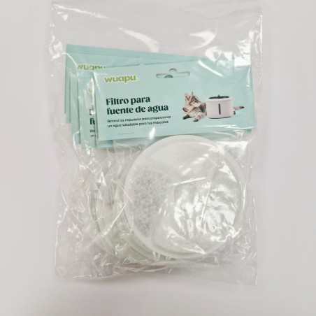 6u Wuapu Recambio Filtro Fuente de Agua