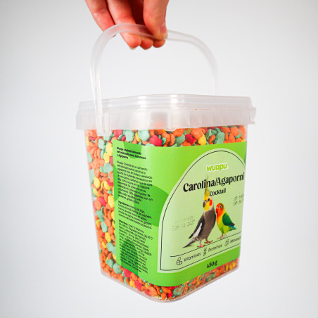 Wuapu cocktail carolina/agaporni 450 g